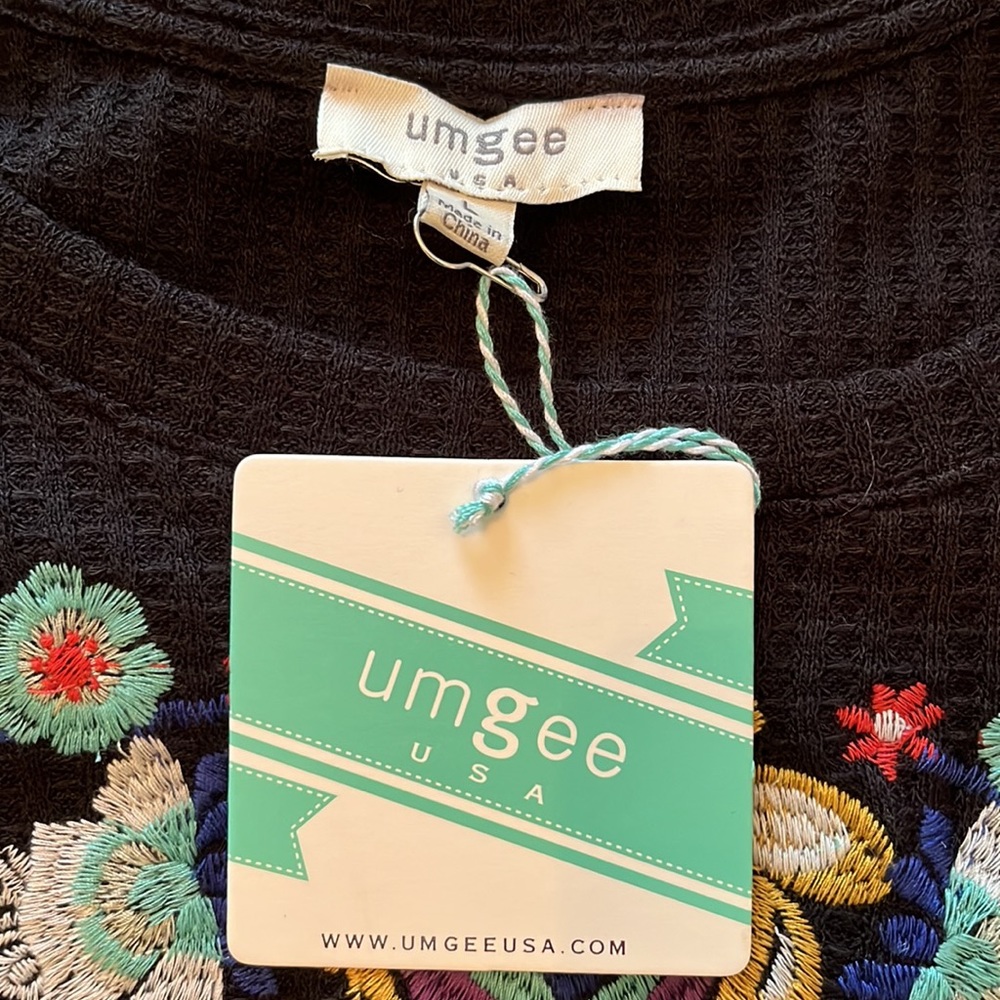 NWT Umgee Floral Embroidered Dress - Picture 7 of 8